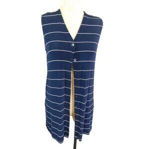 Chicos Size S Small (0) Travelers Knit Cardigan Vest Top